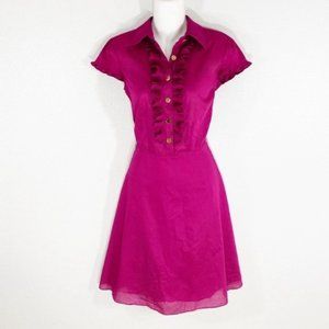 Antonio Melani fuchsia flare shirt dress 2